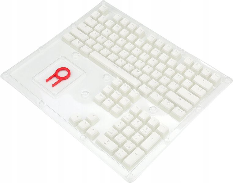 Keycaps Redragon PBT Doubleshot keycaps (białe) zdjęcie 3