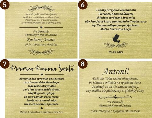 BIBLIA NA KOMUNIĘ PAMIĄTKA PIERWSZEKJ KOMUNII Z GRAWEREM PIĘKNY PREZENT na Arena.pl