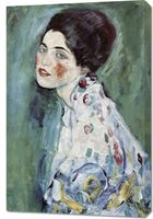 Obraz 60x90cm Portrait of a Lady, Gustaw Klimt Vintage do Salonu