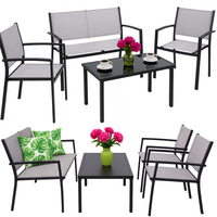 meble ogrodowe zestaw komplet na taras ogród stół fotele sofa