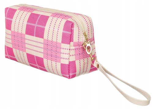 damska kosmetyczka podróżna w kratkę - rovicky na Arena.pl