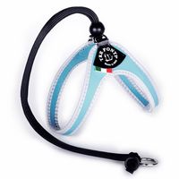 SZELKI dla kota 38-48cm do 6kg Ragdoll TRE PONTI niebieskie Z ODBLASKAMI