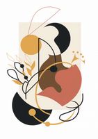 Plakat 21x29,7cm Roztańczona Jesienna Barwa