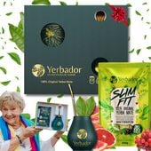 Yerba Mate Zestaw Yerbador Slim Fit Wspomaga Odchudzanie Matero Bombilla