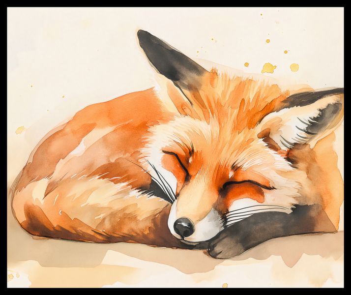 Plakat 60x50cm Akwarelowa Sielanka zdjęcie 2