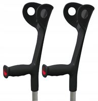 KULE ŁOKCIOWE ALUMINIOWA INWALIDZKA ORTOPEDYCZNA REGULOWANA 2 SZT. POLSKIE