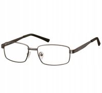 MĘSKIE Okulary Oprawki KOREKCYJNE zerówki Optyczne flexy SUNOPTIC Grafitowe