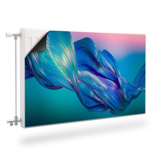 Mata MAGNETYCZNA Kaloryfera Trójwymiarowa Fala Abstrakcja 100cm x 60cm zdjęcie 1