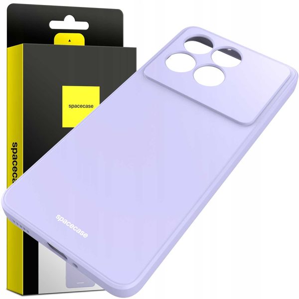 Spacecase Silicone Case Poco F6 Pro Light Purple zdjęcie 2