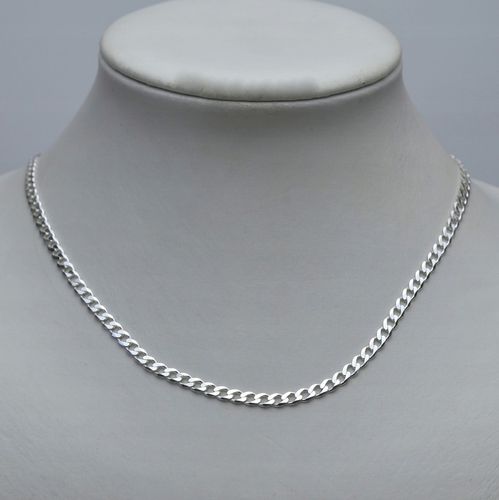 Łańcuszek SREBRNY męski pancerka 50cm 4mm SREBRO na Arena.pl