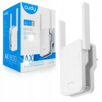 Cudy RE1800 WiFi-6 AX1800 MESH GIGABIT LAN Wzmacniacz SZYBKI WYDAJNY DOMOWY