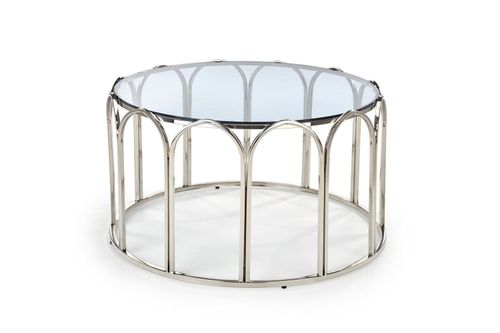 Stolik kawowy Viola dymiony /chrom na Arena.pl