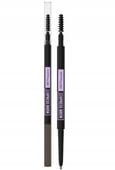 maybelline brow ultra slim 04 medium brown - cienka kredka do brwi 1,5 mm