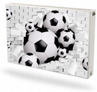Mata magnetyczna magnes na grzejnik na wymiar PIŁKA NOŻNA CEGLANA ŚCIANA