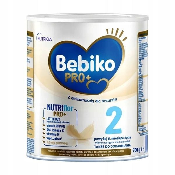 BEBIKO PRO+ 2 MLEKO NASTĘPNE PO 6m+ 700g zdjęcie 2