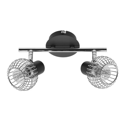 Oslo listwa 2x40W E14 czarny/chrom na Arena.pl