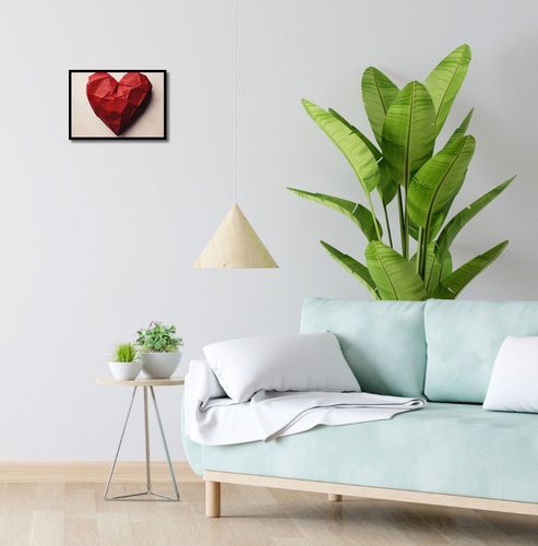 Plakat 35x25cm Kreślone Serce na Arena.pl