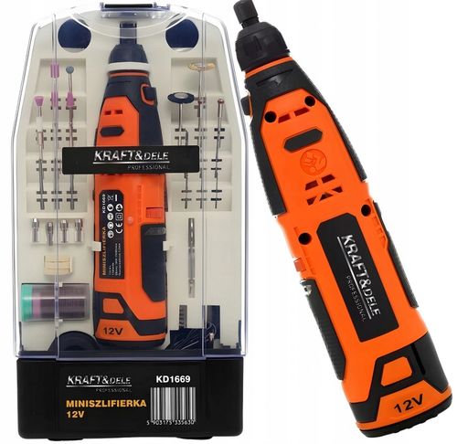 miniszlifierka 12v + akcesoria kd1669 na Arena.pl