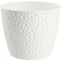 DONICZKA OSŁONKA OKRĄGŁA NA KWIATY BIAŁA 11CM