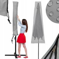 POKROWIEC NA PARASOL OGRODOWY XL OSŁONA FUTERAŁ Z ZAMKIEM WODOODPORNY UV