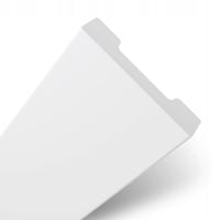 LISTWA OŚCIEŻNICOWA DEKORACYJNA SZTUKATERIA TWARDA BIAŁA dł. 2,2m