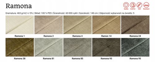 Fotel rozkładany z funkcja spania KIMO pojemnik na pościel Ramona j. szary na Arena.pl