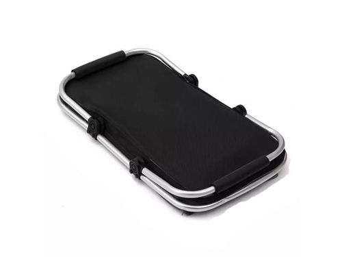 Koszyk piknikowy duży lekki składany termiczny na zakupy czarny pojemny na Arena.pl