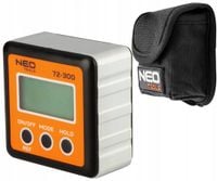 NEO TOOLS CYFROWY MIERNIK KĄTA KĄTOMIERZ LCD POZIOMICA Z MAGNESEM 72-300