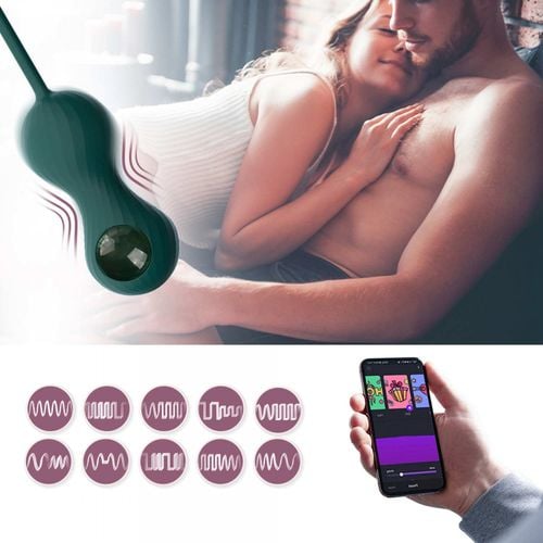 magic motion   crystal duo smart kegel vibrator with weight set na Arena.pl