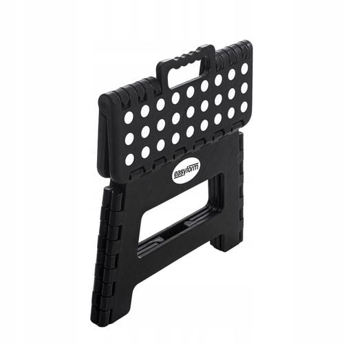 Taboret składany stołek podnóżek antypoślizgowy czarny Easyform 22cm na Arena.pl