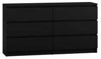 Komoda TopEshop 138 x 40 x 75cm czarny matowe