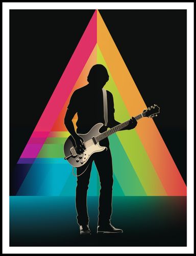 Plakat 75x100cm Pryzmat przez Gitarę na Arena.pl