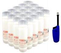Wkłady do zniczy Parafinowe Wiosna Lato Rubin 4 + Zapalarka GRATIS