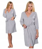 S/M SZLAFROK DO SZPITALA PORODU PODOMKA BAWEŁNA CIENKI LETNI