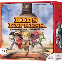 Wesoła kooperacyjna gra planszowa dla dzieci - Kids Express Edycja polska