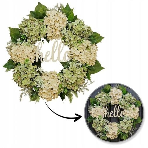 WIENIEC WIANEK GIRLANDA NA DZWI DEKORACYJNY JESIENNY STROIK HORTENSJE DOM na Arena.pl