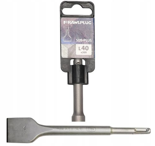 Dłuto płaskie 40x200 mm SDS plus RAWLPLUG na Arena.pl