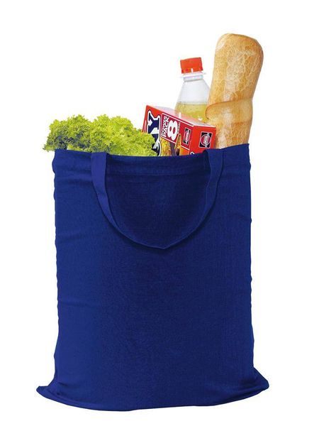 Torba bawełniana PURE, niebieski zdjęcie 1