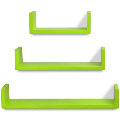 Półki Ścienne, 6 Szt., Zielone na Arena.pl