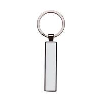 Dwustronny brelok do kluczy 1,3 x 6,3 cm do sublimacji - czarny