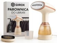 PAROWNICA RĘCZNA DO UBRAŃ ŻELAZKO PAROWE STEAMER REGULACJA PARY ZESTAW 7W1