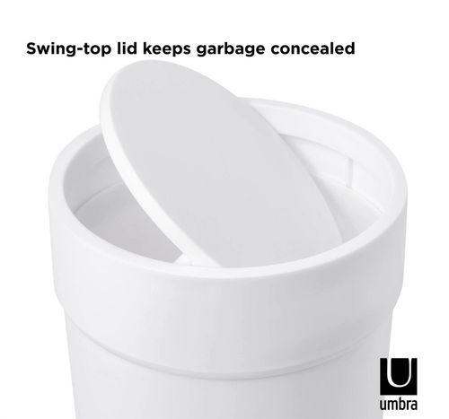 Kosz na śmieci Touch biały na Arena.pl