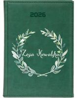 KALENDARZ A6 2026 TYGODNNIOWY kieszonkowy nadruk z nazwiskiem na prezent