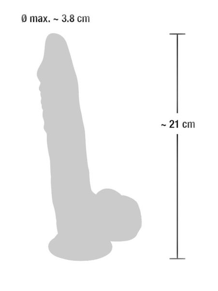 Medical Silicone Dildo 21 cm (H) zdjęcie 8