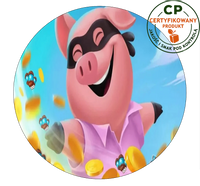 Opłatek na tort Coin Master