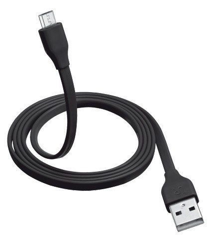 UrbanRevolt Flat Micro-USB Cable 1m - black na Arena.pl