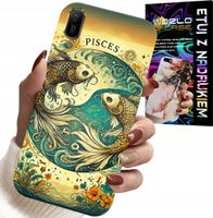 ETUI DO HUAWEI Y6 2019 - ZNAK ZODIAKU, RYBA ASTRONOMIA + FOLIA