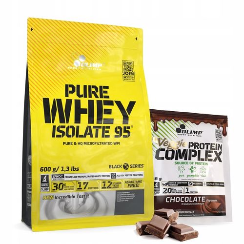 OLIMP PURE WHEY ISOLATE 95 600g IZOLAT BIAŁKA ODŻYWKA BIAŁKOWA WPI na Arena.pl