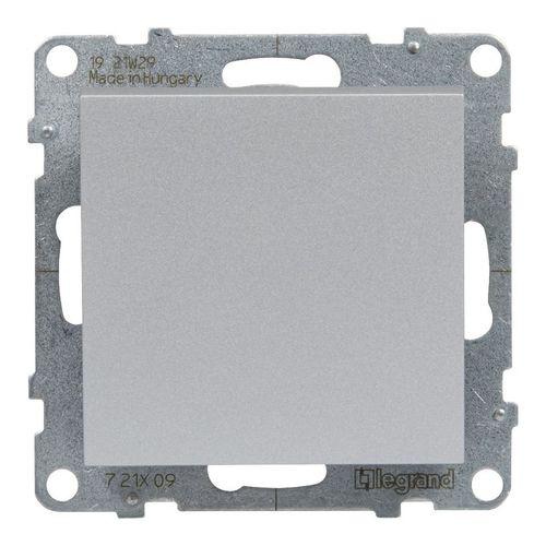 SUNO - Przycisk pojedynczy - 6 A - 250 V~ - zaciski automatyczne, Aluminium - Legrand 721309 na Arena.pl