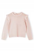 Sweter z falbanką przy rękawach MINOTI (1-14 lat)